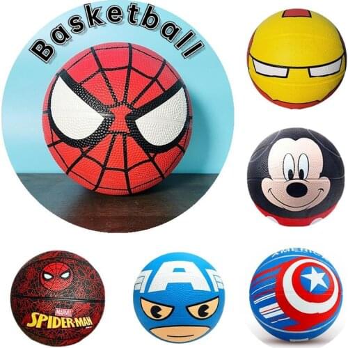 Disney marvel Mickey mouse spider-man Children Basketball Boy Girl Outdoor Sports Exercise Equipment kids Free inflatable tools