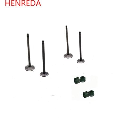 GN 250 motorcycle engine Valve for Suzuki GN250 TU250 GZ250 Valve combination of intake and exhaust valve oil seal 250cc parts