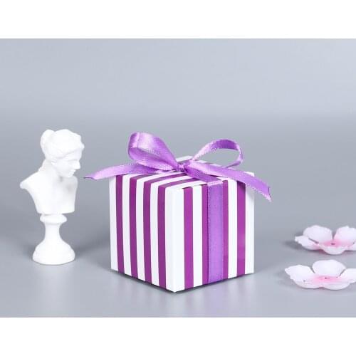 10Pcs/Bag Candy Box Favor And Gifts Wedding Christmas Valentines Party Supplies Candy Paper Package Cardboard Box