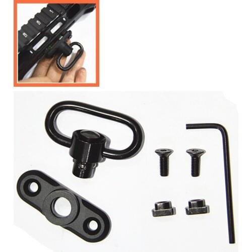 Hunting rifle handguard M-LOK mlok Swivel Mount Adapter For M-Lok Rail Quick Release QD Sling Swivel Adapter Rail Mounts