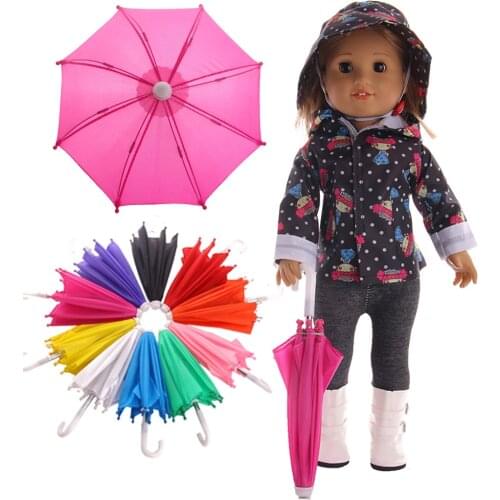 2021 New Pattern Umbrella Fit 18Inch American 43cm Baby Doll Clothes Accessories,Girls Toys,GeneratioN