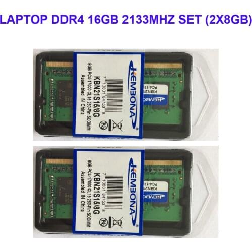 Kembona LAPTOP DDR4 16GB KIT(2X8GB) RAM Memory 2133mhz 2666mhz Memoria 260-pin SODIMM RAM Stick free shipping