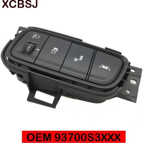FOR Hyundai Santa Fe TM 2019 Instrument lamp anti slip side line auxiliary lane deviation switch 0EM 93700S3130 93700S3110