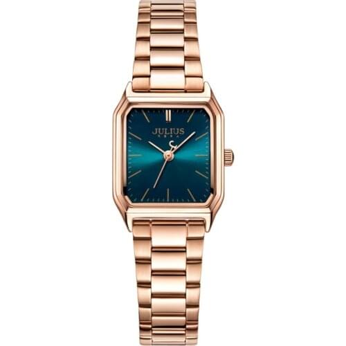 Simple Stainless Steel Julius Lady Womens Watch Japan Quartz Elegant Fashion Hours Clock Bracelet Girls Birthday Gift Box