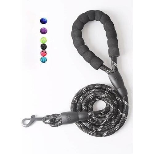 Luxury Pet Dog Leash 1.5m Reflective Nylon Sturdy Durable Wire Harness for Medium Large Dogs Wholesale Pet Supplies Accessories
