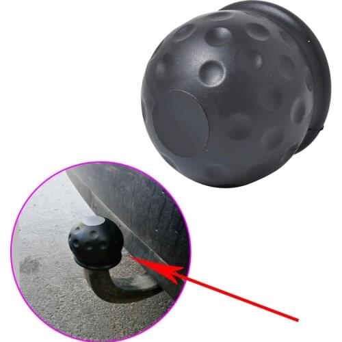 Replacement Auto Tow Bar Ball Cover Hitch Trailer Towball Protect Cap 2 Inch