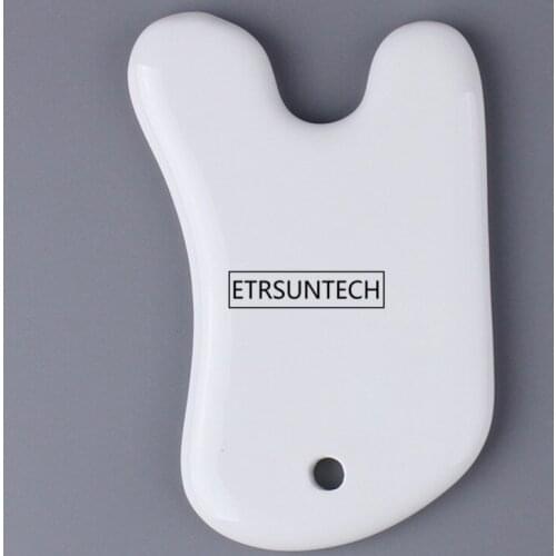 50pcs Traditional Scraping Plate Ceramic scraping Board Facial lymphocinesia massage Scraping tool Guasha Massage Board F2774