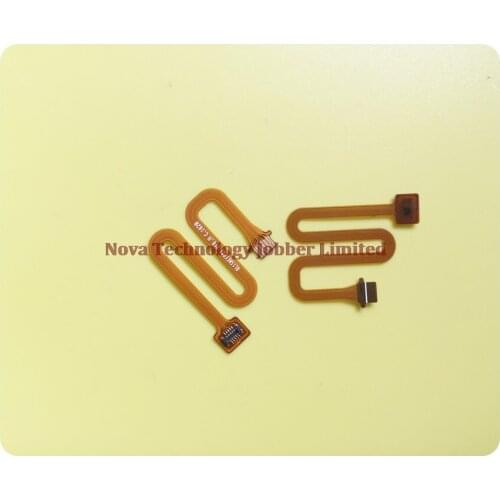 Wyieno 10pcs/lot For Huawei P Smart Plus Fingerprint Sensor Scanner Touch ID Flex Cable Replacement Connector