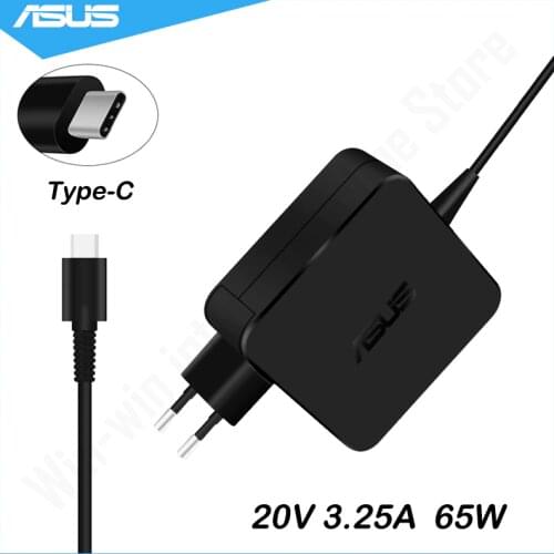 20V 3.25A 65W Type-C Laptop Charger USB-C Power Adapter For UX371EA C204M C214M C234M C403 C403N C403NA C423N C434T C223N C223NA