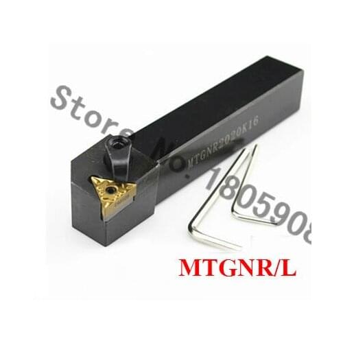 1PCS MTGNL1616H16 MTGNL2020K16 MTGNL2525M16 MTGNR1616H16 MTGNR2020K16 MTGNR2525M16 91 Angle CNC External Turning Tool Holder