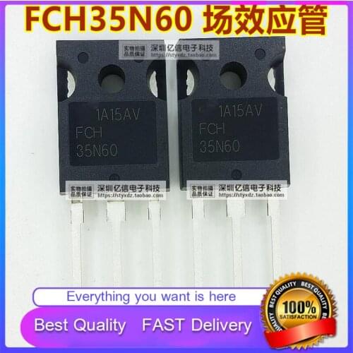1Pcs/Lot Lot New Original FCH35N60 Field Effect Transistor 600V35A TO-247 DIRECT PLUG PACKAGE Good Quality