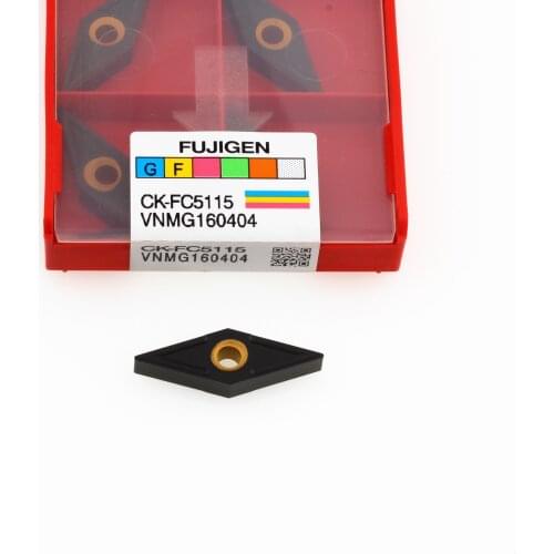 10PCS CK FC5115 VNMG160404 External CNC lathe Cutter Turning Tools Hard Alloy Insert Carbide Blades
