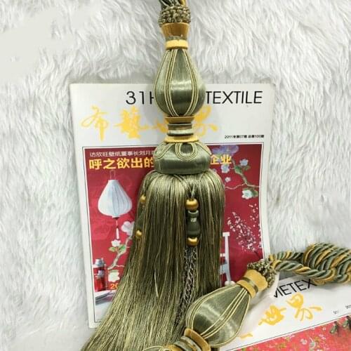 2pcs/lot Window Rope Tie Backs Blinds Tassel Tiebacks Room Tassel Decoration Curtains For Living Room Borla Cortina Azul
