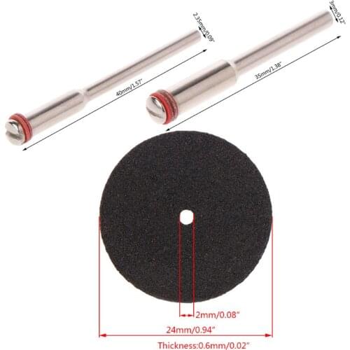 36pcs 24mm Abrasive Disc Cutting Discs Reinforced Cut Off Grinding Wheels Rotary Blade Cuttter Tools