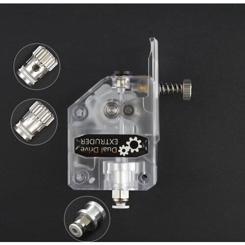 3D Printer BMG Extruder Clone Dual Drive Extruder upgrade Bowden extruder 1.75mm filament for 3d printer CR10 Ender 3 pro Bluer