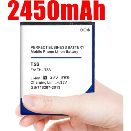 2450mah Battery battery for Thl T5S DNS S4705 4705 Smart Mobile Phone