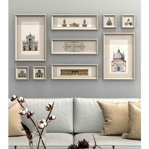 American Wooden Decorative Wall Painting Home Livingroom Wall Sticker Decoration Restaurant Office Hotel Wall Mural Accessories