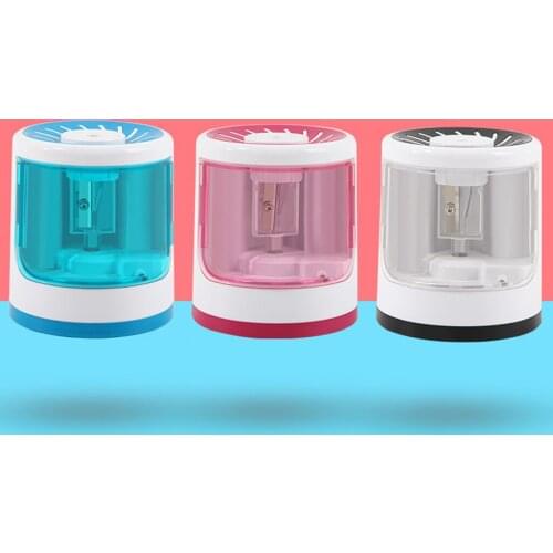 Brand New Automatic Electric Pencil Sharpener USB/Battery Operated Stationery Home Office School Supplies Kids Students Gift