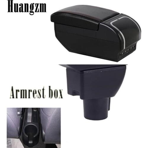 Car Armrest For Hyundai Getz central Store content Storage box with Ashtray 9 USB Charging Car decoration accessories
