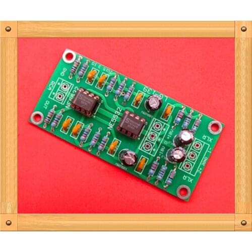 Free Shipping!!! 5pcs Single-ended balanced XLR / RCA output dual op amp circuit board / with ultra-low distortion