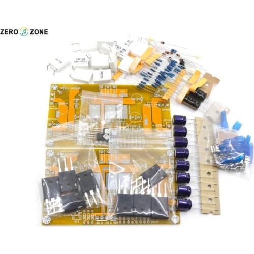 Free shipping ZEROZONE HIFI PASS A3 Single-ended Class A Power Amplifier Kit 30W+30W AMP ( 2 Channel) DIY KIT