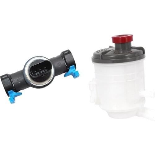 Power Steering Pump Fluid Reservoirs Oiler Oil Tank for Honda Civic 2006-2011 & Fuel Pressure Sensor for Volvo MK3 V40