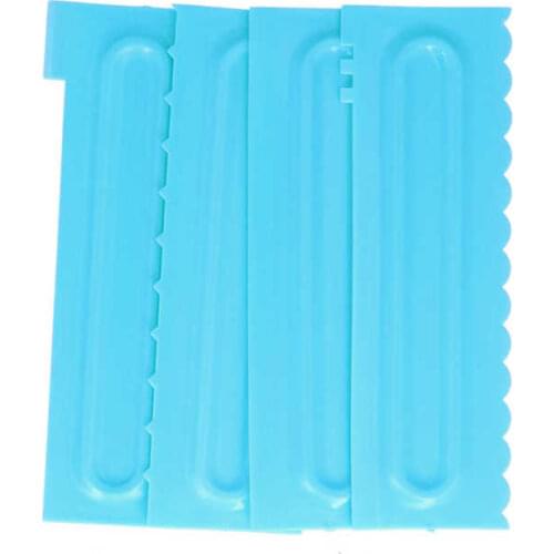 Cupcake Decoration Cream Cake Cream Scraper Cake Decorating Comb Cake Scraper Smoother Fondant Cake Tools baking