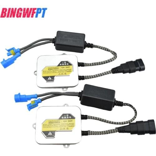 2PCS AC 55W Quick Start Ballast HID Xenon Conversion Headlight Kit 12V Fit for H1 H3 H7 H11 9005 HB3 9006 HB4 9012 xenon lamp