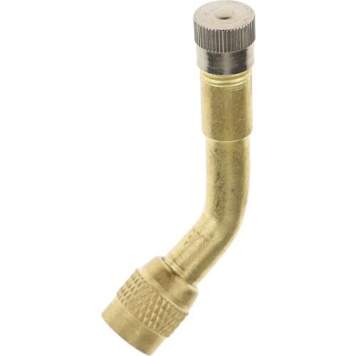 Brass Valve Extenders Tire Stem Extension 135 Degree Angle Wheel Adaptor for Car Motorcycle Bike Truck