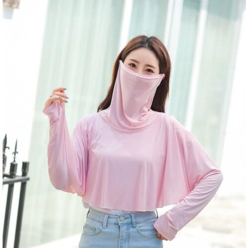 Summer sun protection sleeve clothing female pure color lace shawls cowled sunscreen unlined upper garment cycling car sunshade