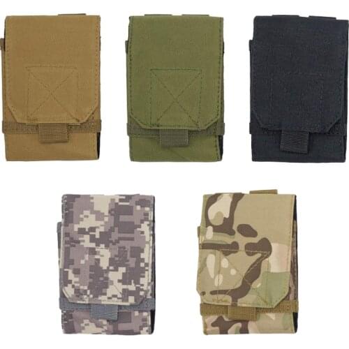 Multifunctional Mini Tactical Wallet Hunting Belt Bag Molle Waist Pouch Camping Hunting Portable Outdoor Airsoft Elements Oxford