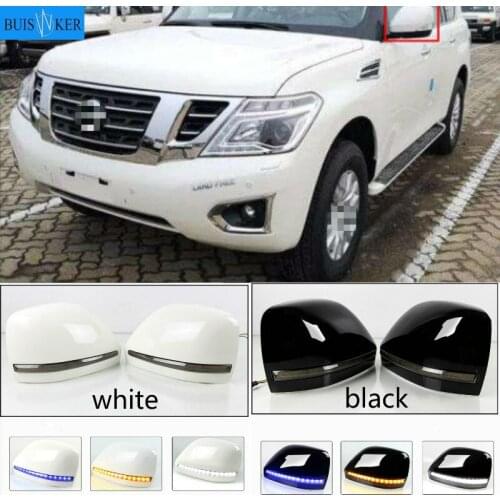 LED For Nissan Patrol Y62 2012-2019 modified rearview mirror housing LED turn signal conversion special