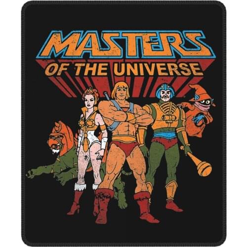 He-Man Masters Of Universe 80s Cartoon Mouse Pad He Man Skeletor Heman Non-Slip MousePad Rubber Computer Keyboard Desk Pad