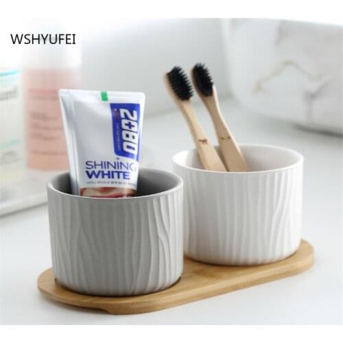 Nordic household simple couple wash cup and mouthwash cup, a pair of toothbrush cups, dental appliances and mouthwash cup