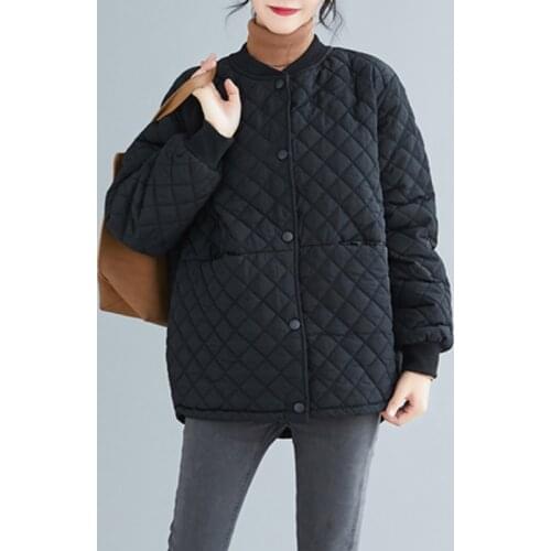 2020 new cotton padded Coat thickened Baseball collar jacket short design outer garment