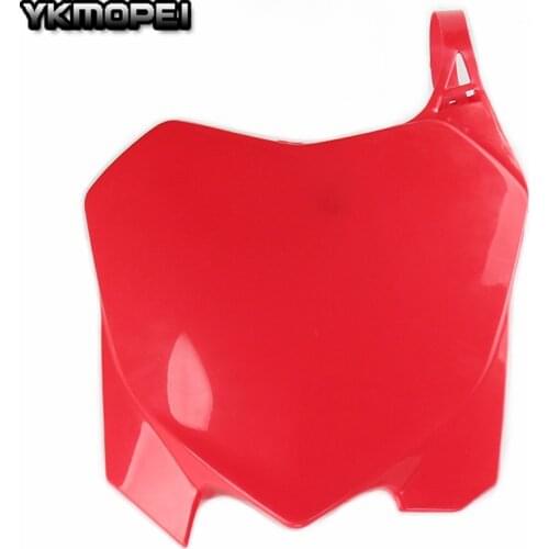 Front Number Plates Name Plate for CRF CRF250R 2010 2012 2013 CRF450R 2009 2010 2011 12 Off road Racing Motocross free shipping