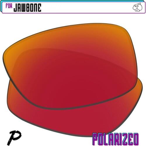 EZReplace Polarized Replacement Lenses for - Oakley Jawbone Sunglasses - Red P