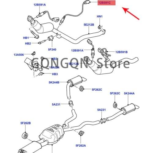 After CAR oxygen sensor 2010 -2021lan dro ve rdi sco ver y4 oxygen barrier sensor exhaust pipe three-way catalytic sensor