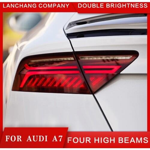 Applicable to audi A7 tail light assembly refit new LED water tail light old A7 streamer steering tail light