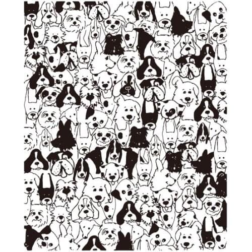 Dogs Background Transparent Clear Silicone Stamp/Seal for DIY scrapbooking/photo album Decorative clear stamp sheets ST0550