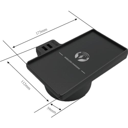 Qi Car Wireless Charger For iPhone Xs Xr Samsung S10 S9 for BMW x5/x6 2015 2016 2017 2018 Infrared Fast Phone Holder