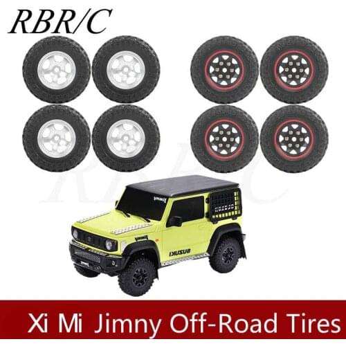 RBR/C Xi Mi Jimny SCX24 Off-Road Climbing Remote Control RC Car Toy Simulation Metal & Plastic Tires DIY Modified Fitting Parts