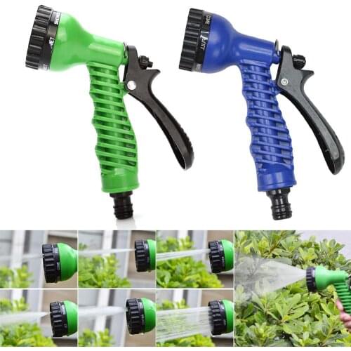 Garden Water Spray Lawn Sprinkler Car Wash Water Gun Ajustable Hose Nozzles 7 Pattern High Pressure Power Washer