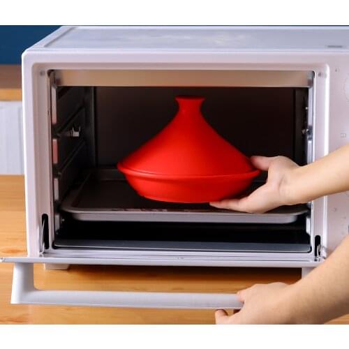 Silicone Steamer Microwave Cooking Tools Kitchen Japan Silicone Pan 7.8 inchs Leaf Pot