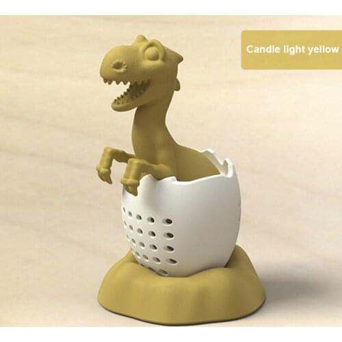 1 Pcs Silicone Dinosaur Tea Filter Tea Bags Strainers Loose Coffee Spice Kitchen Supplies Tea Infuser Tools Tea Accessories