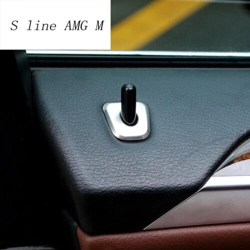 Car styling Door Lift Auto door pin decoration covers Stickers Bolt circle trim for BMW X5 X6 F15 F16 E70 Interior Accessories