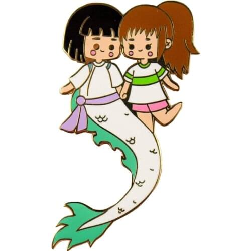Studio Ghibli film Spirited Away haku chihiro hayao miyazaki pin