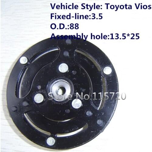 Free shipping A/C 10S Compressor Clutch HUB for Toyota Vios air conditioner compressor ac clutch hub