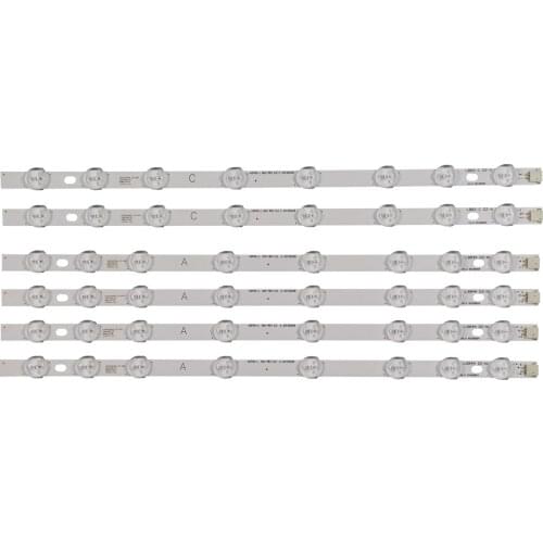 374mm 8 LED Backlight Lamp strip For Hitachi 42" TV Innotek 42FHD-L NDV REV0.2 42HXT12U VES420UNDL-N01 42HXT12U LED42F7275