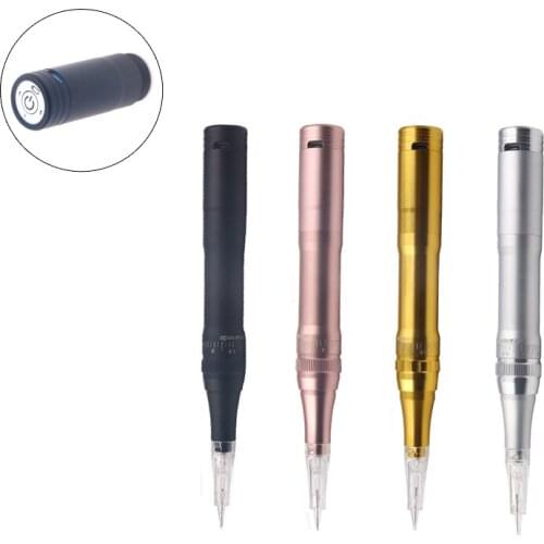 Eyebrow Tattoo Machine Rotary Tattoo PMU Pen Wireless Permanent Makeup Machine Microblading Pen with Tattoo Needles